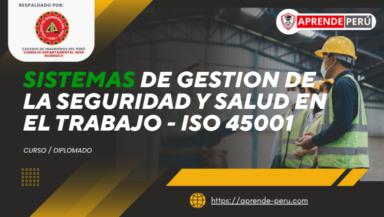 SISTEMAS DE GESTION DE LA SEGURIDAD Y SALUD EN EL TRABAJO – ISO 45001