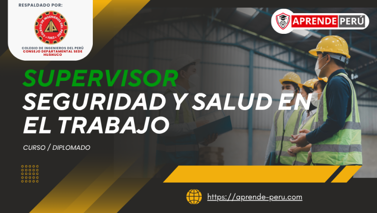 SUPERVISOR SEGURIDAD Y SALUD EN EL TRABAJO